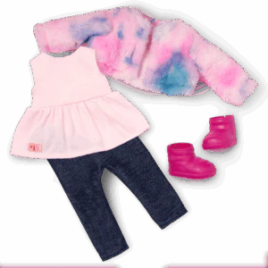 Our Generation Doll & Pomeranian Pup With Accs, Ines & Jojo BD31737Z - Image 5