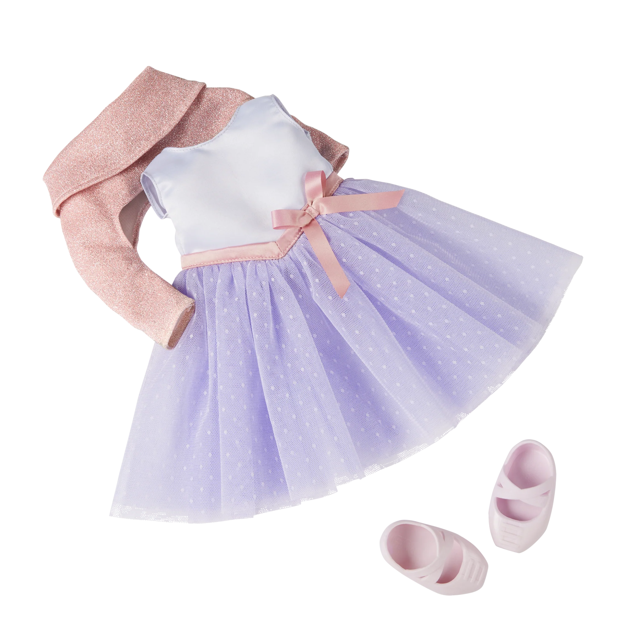 Our Generation Doll With Ballerina Dress & Sweater Jillie BD31597Z - Image 2