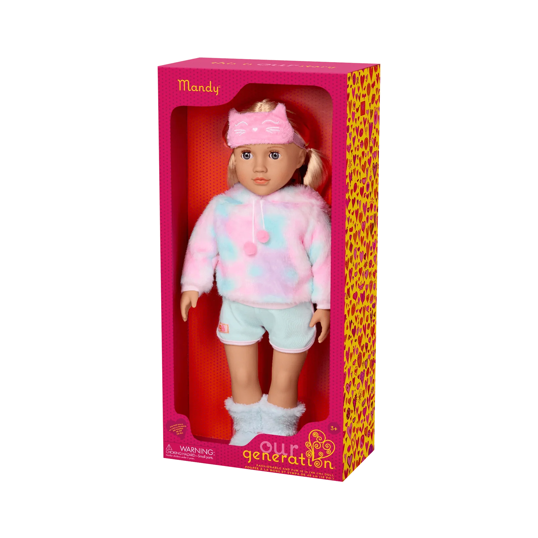 Our Generation Doll With Cat Pajama Mandy BD31592Z