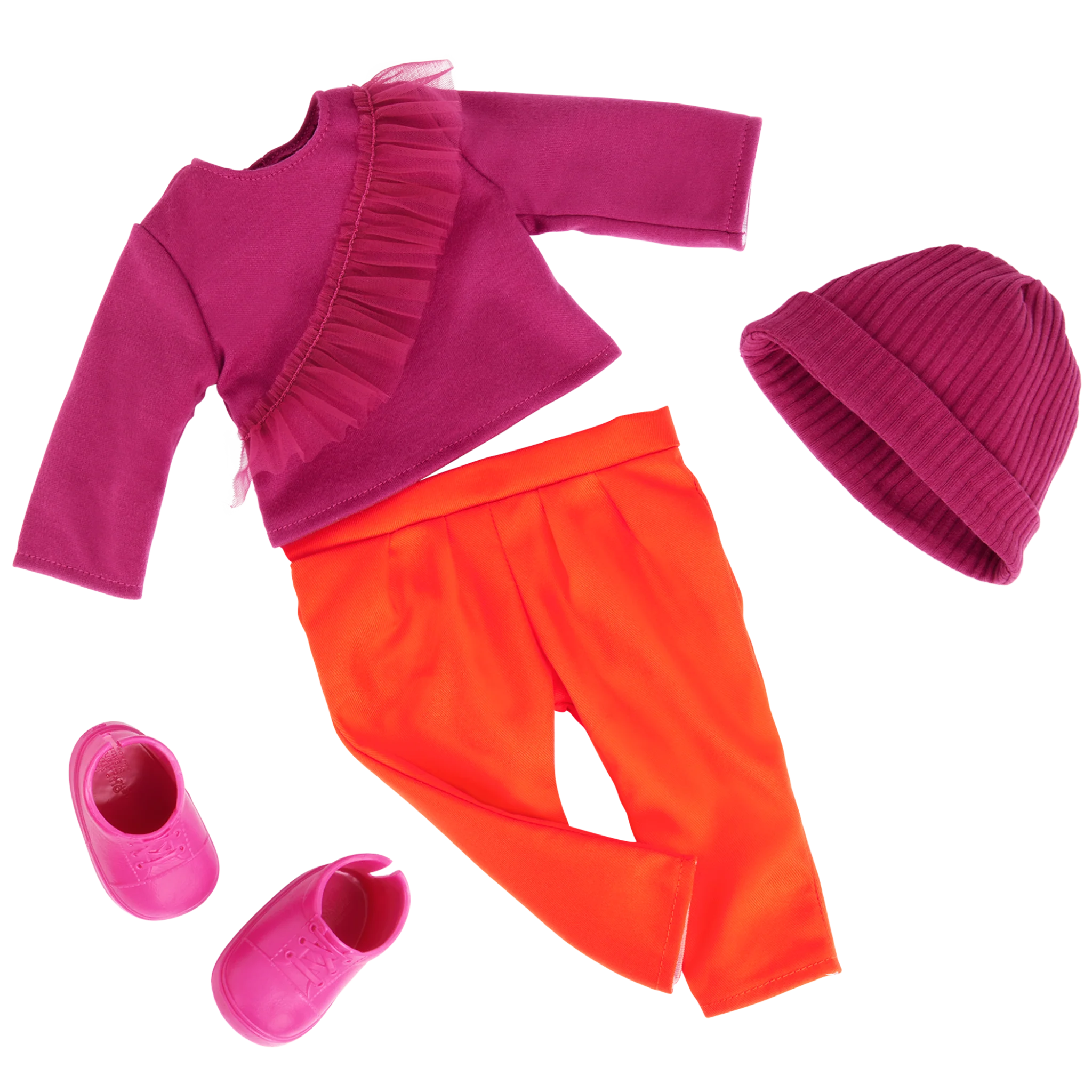 Our Generation Doll With Color Block Outfit Shay BD31554Z - Image 2