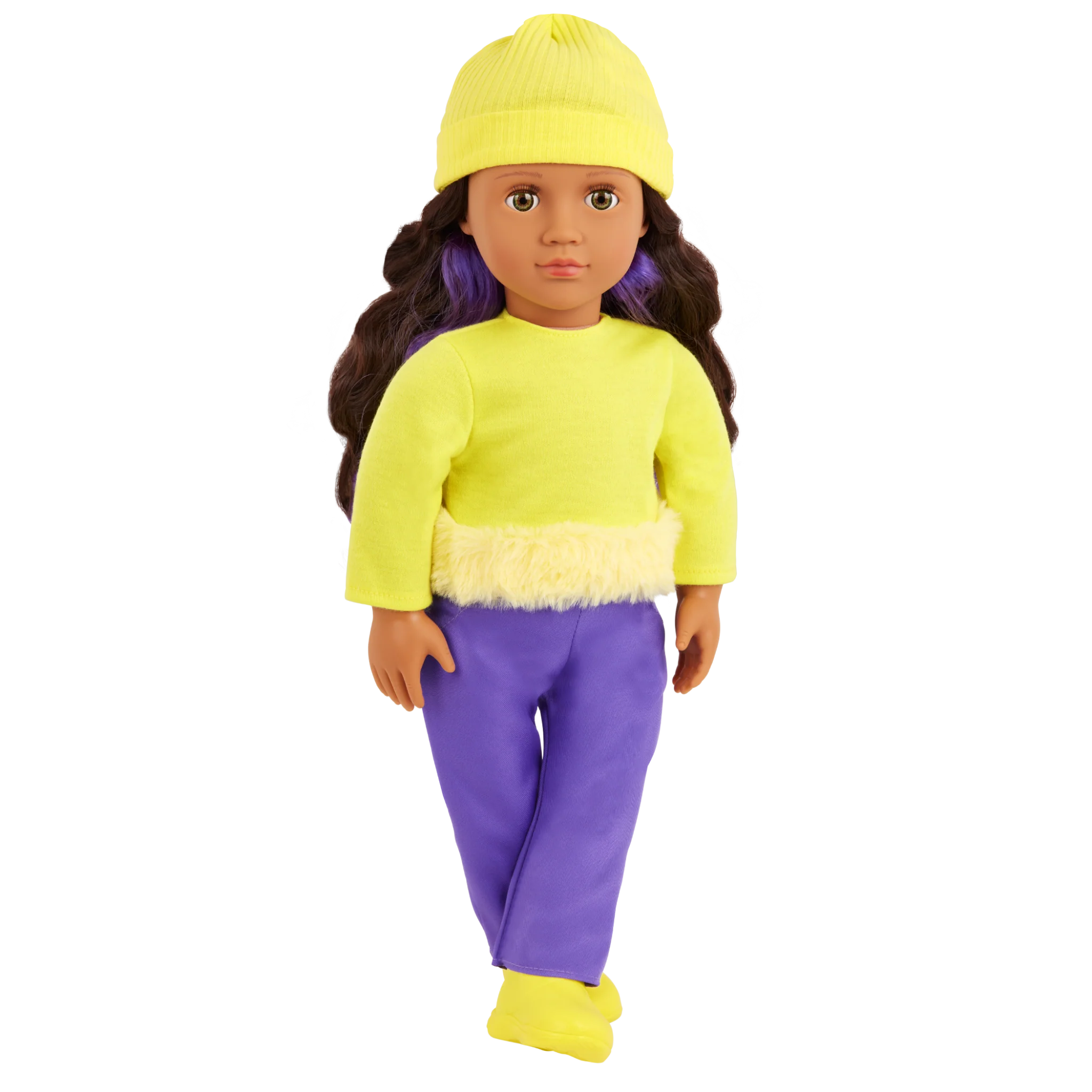 Our Generation Doll With Color Block Outfit Sola BD31555Z - Image 3