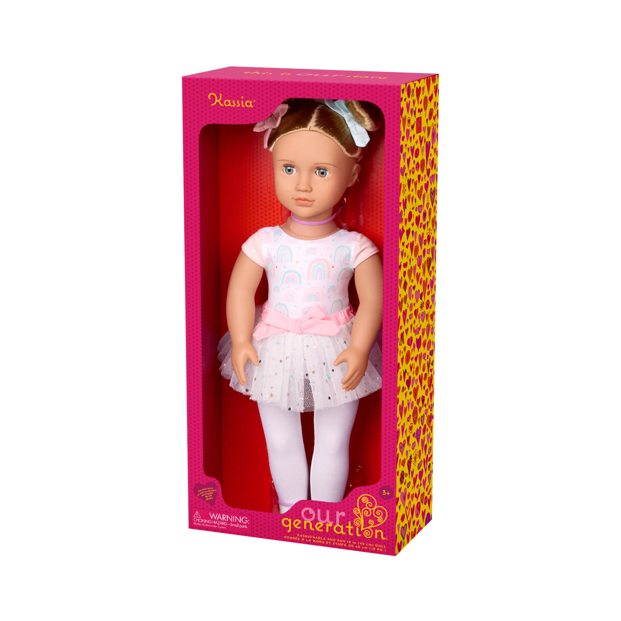 Our Generation Doll With Rainbow Ballet Outfit Kassia BD31723Z - Image 2
