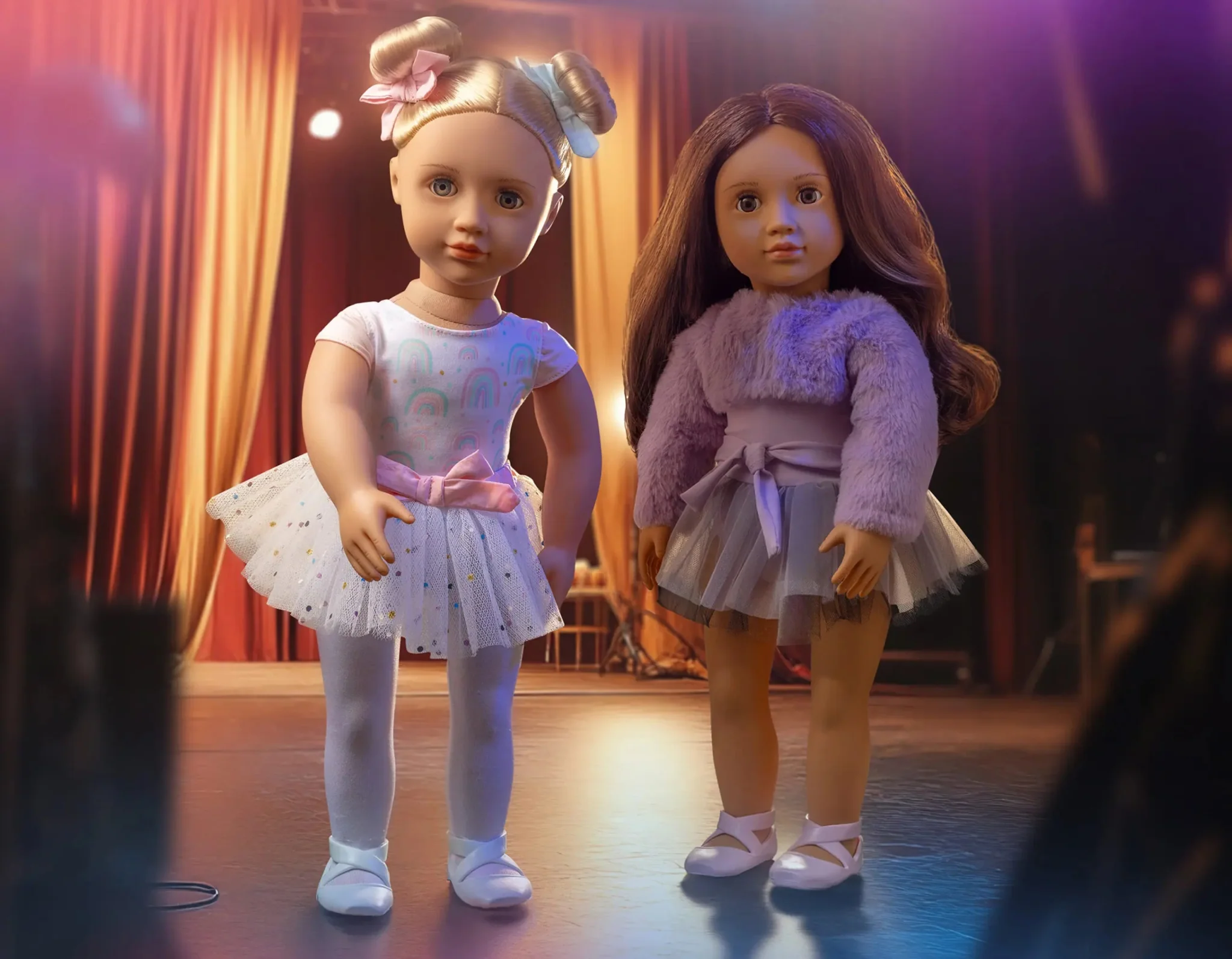 Our Generation Doll With Rainbow Ballet Outfit Kassia BD31723Z - Image 3
