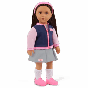 Our Generation Doll With School Outfit And Bomber Jacket BD31741Z - Image 6