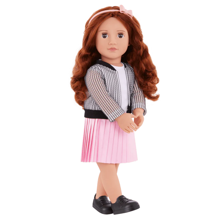 Our Generation Jacinta Doll With Jacket And Skirt