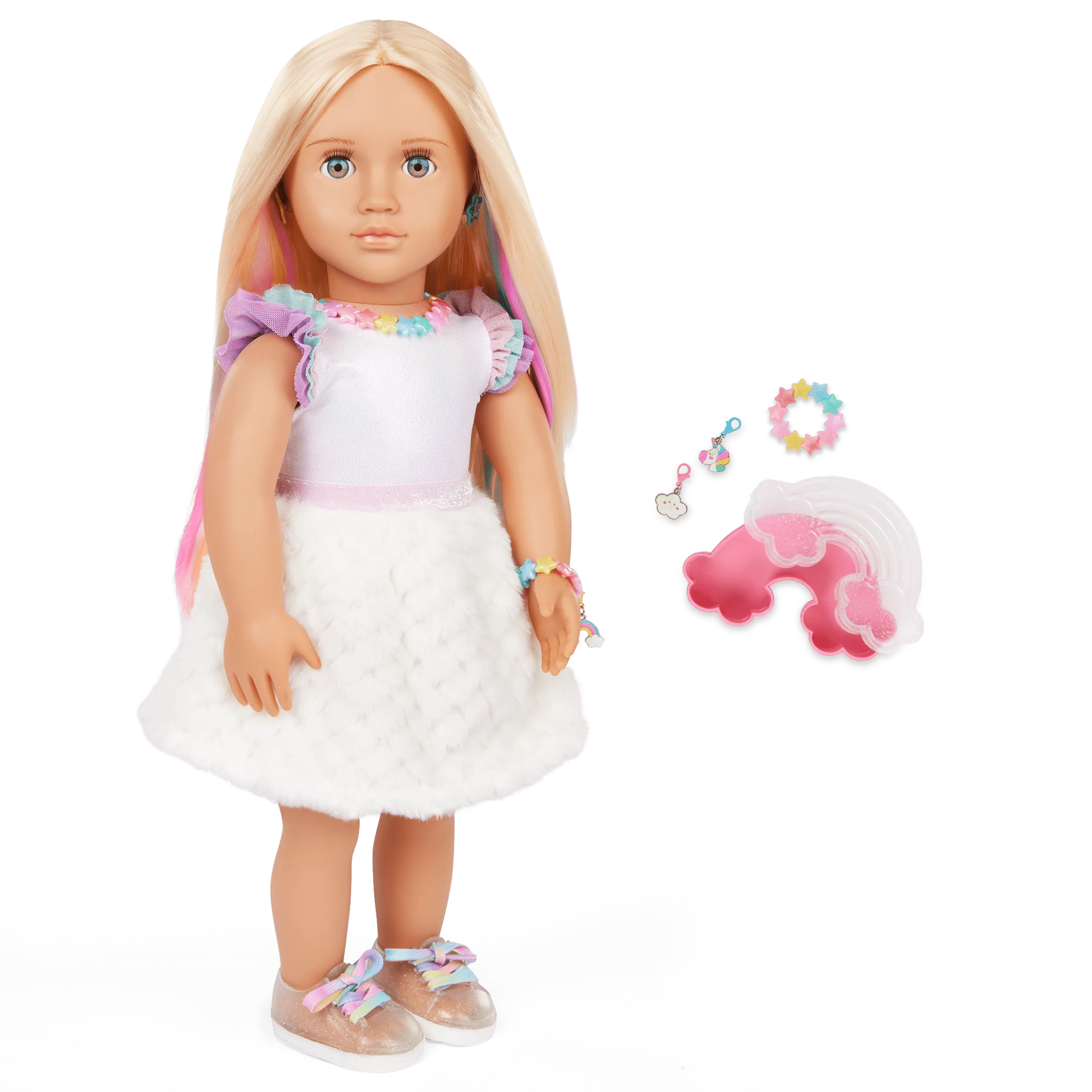 Our Generation Jewelry Doll With Make-Your-Own Jewelry BD31722Z