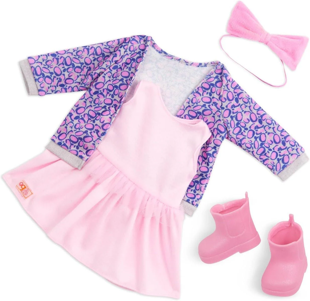 Our Generation Joana Doll With Leopard Print Cardigan - Image 4