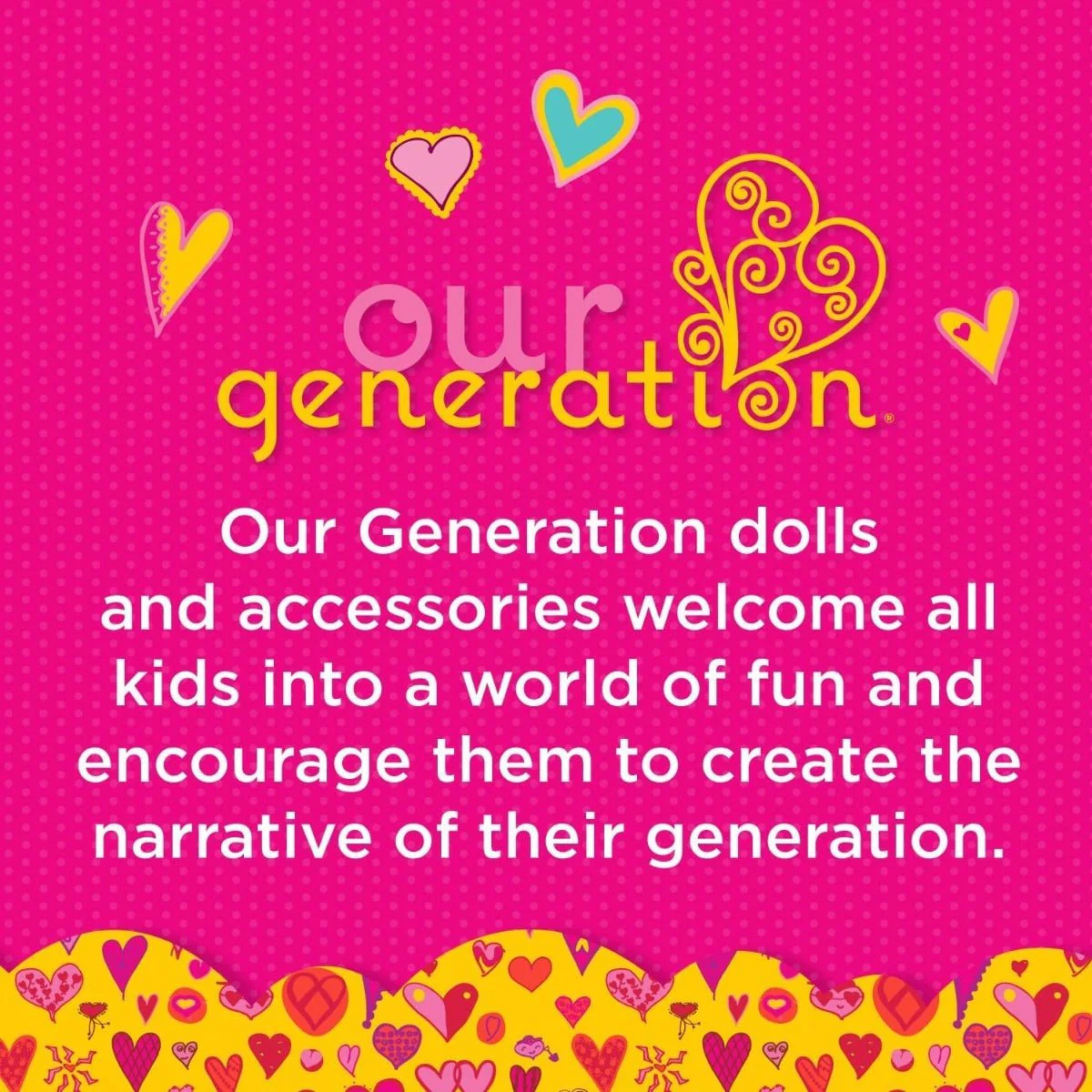 Our Generation Miranda Doll With Pink Holiday Dress - Image 2