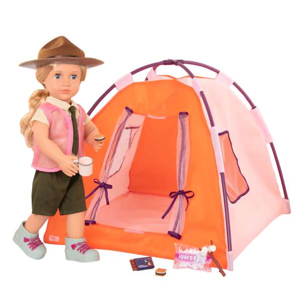 Our Generation Tent & Camping Set for 18-inch Dolls All Night Campsite - Image 3