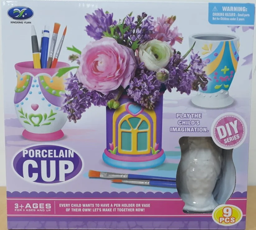 Paint Your Own DIY Porcelain Cup