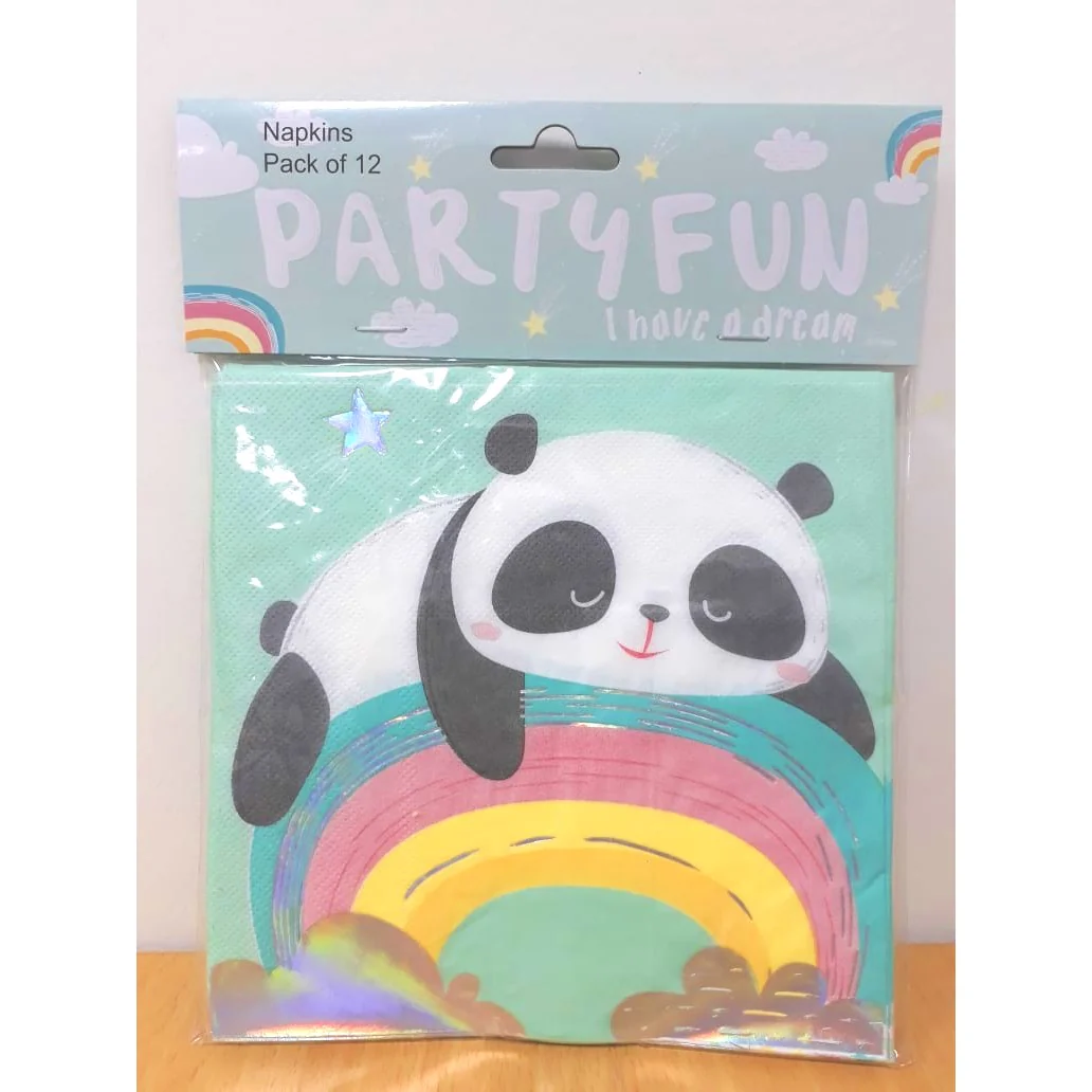 Panda Party Napkins