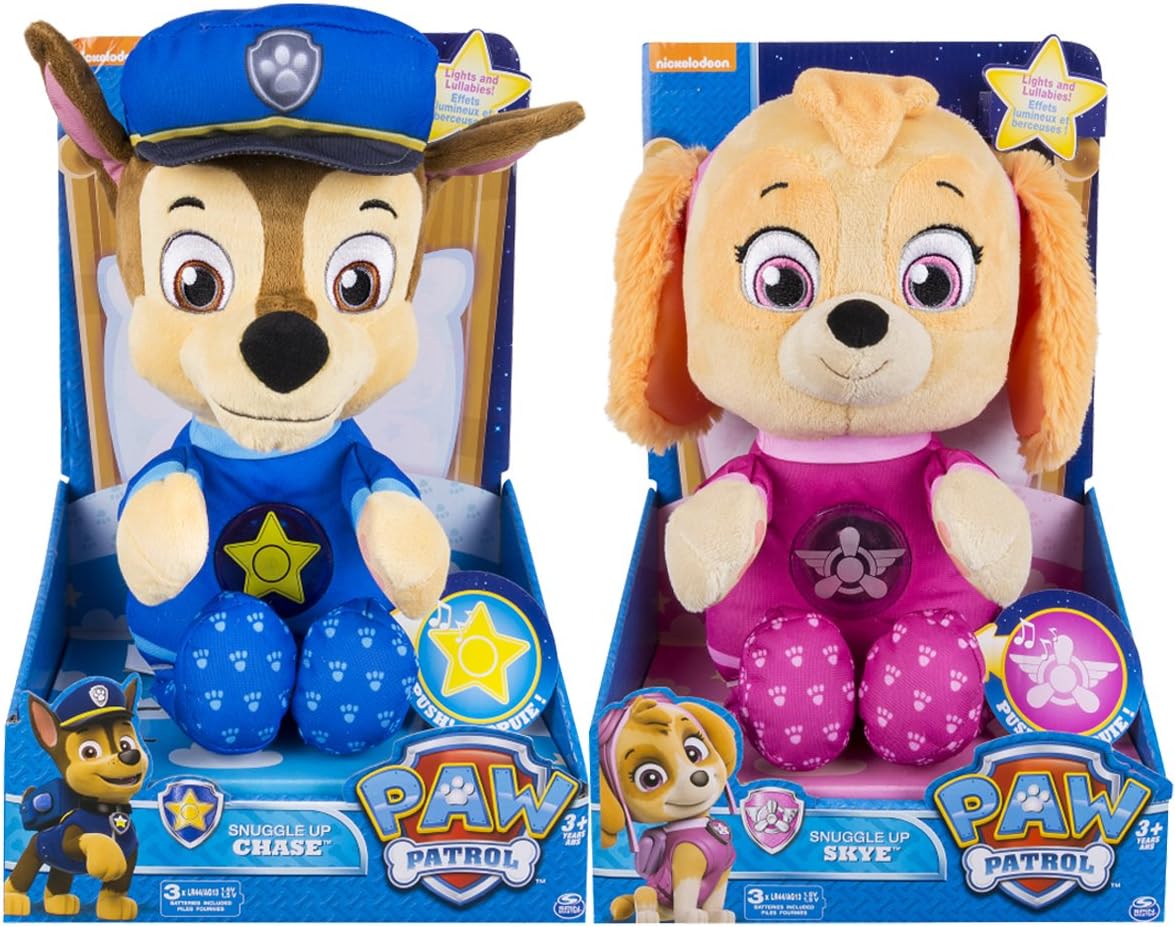 Paw Patrol Bedtime Plush Asstd. Chase & Sky 6069284