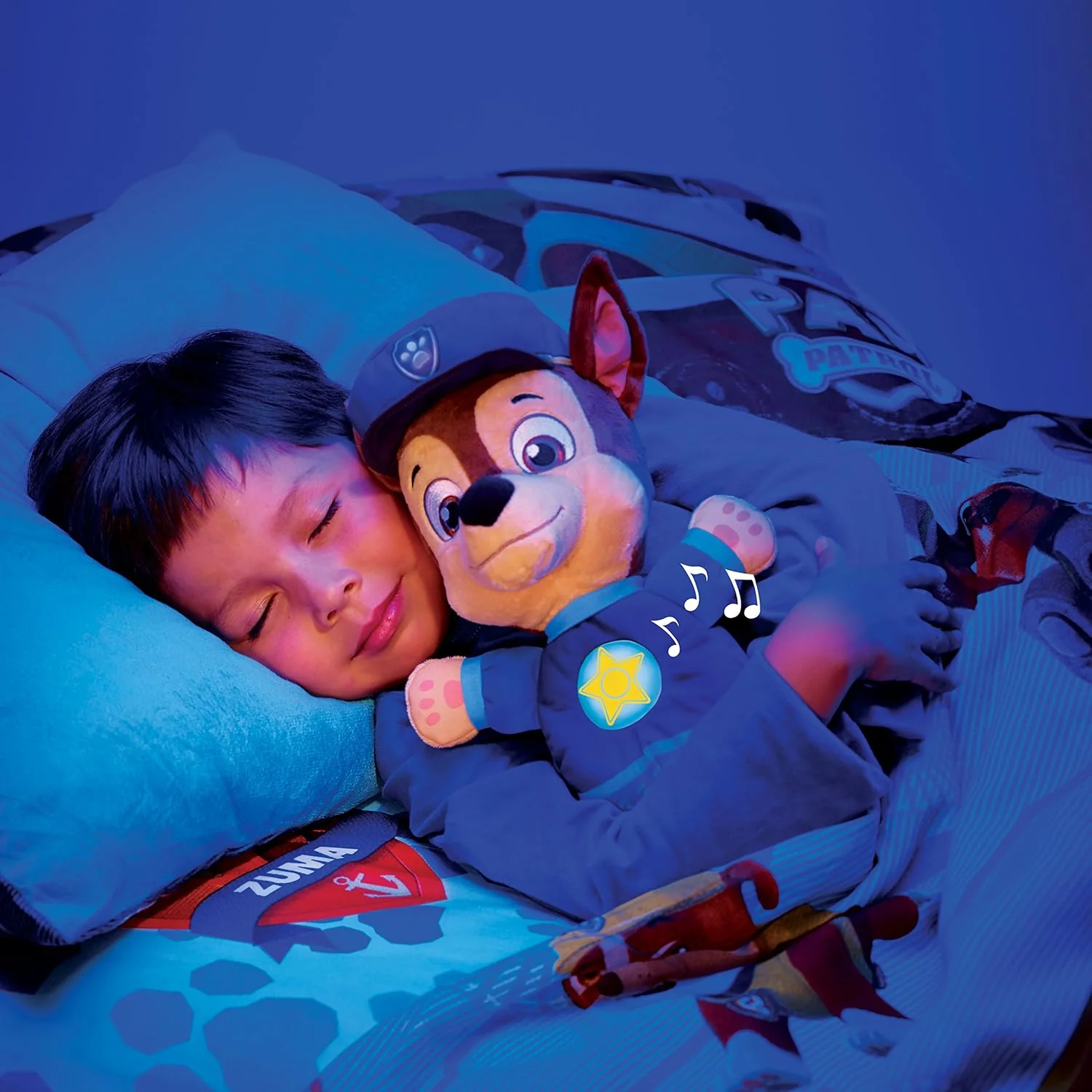 Paw Patrol Bedtime Plush Asstd. Chase & Sky 6069284 - Image 2