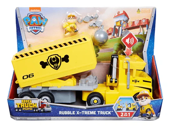 Paw Patrol Big Truck Pups Rubble X-Treme Deluxe 6064242 - Image 2