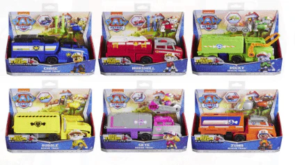 Paw Patrol Big Truck Themed Vehicle Asst 6063832 - Image 2