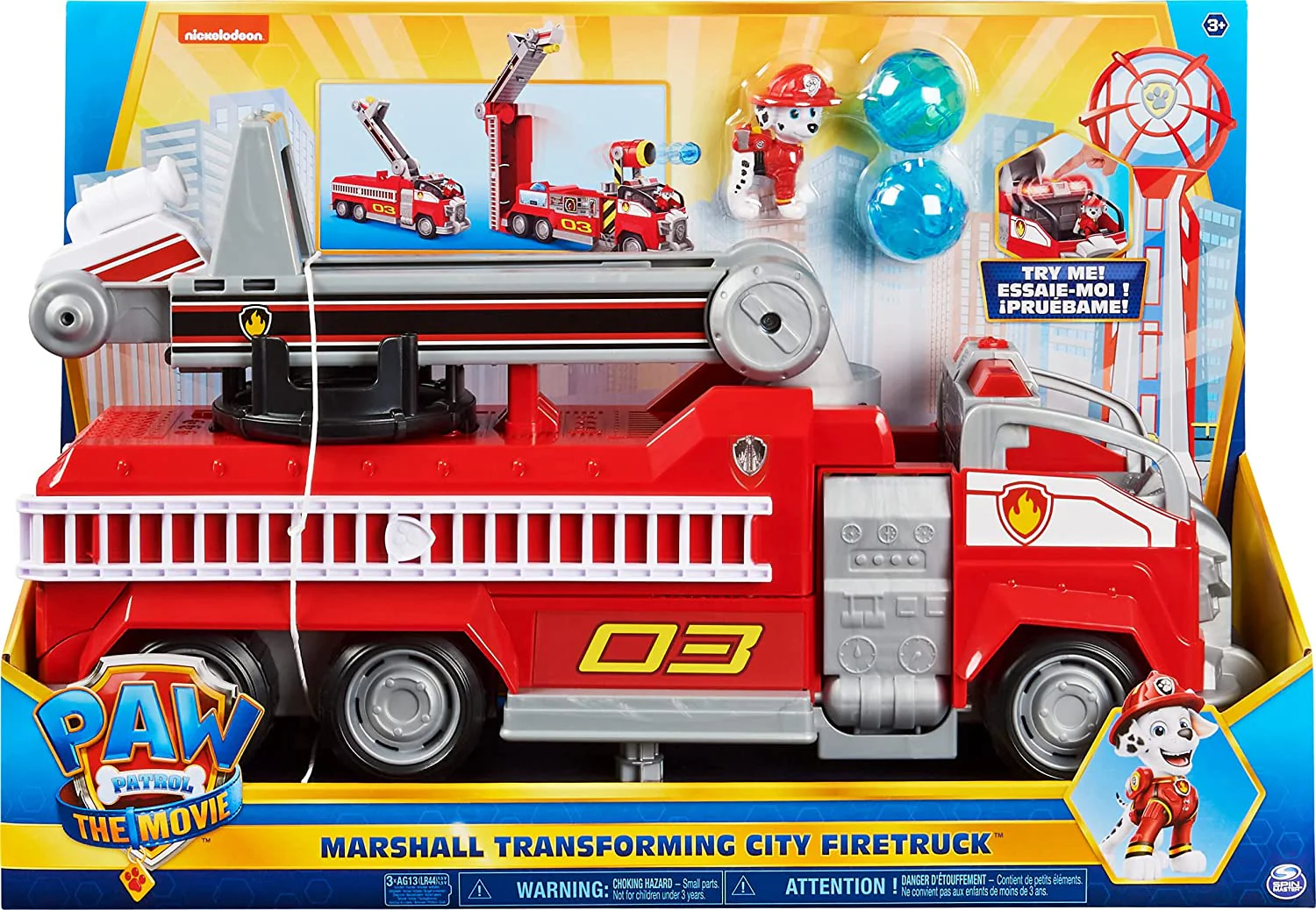 PAW Patrol Movie Marshall's Transforming City Fire Truck 6060444