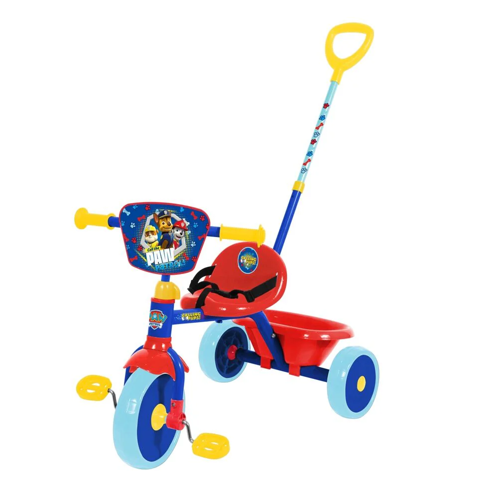 Paw Patrol Tricycle with Push Bar