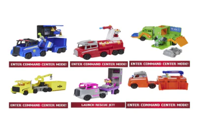PAW Patrol True Metal Diecast Launch N Haul Playset 6053406