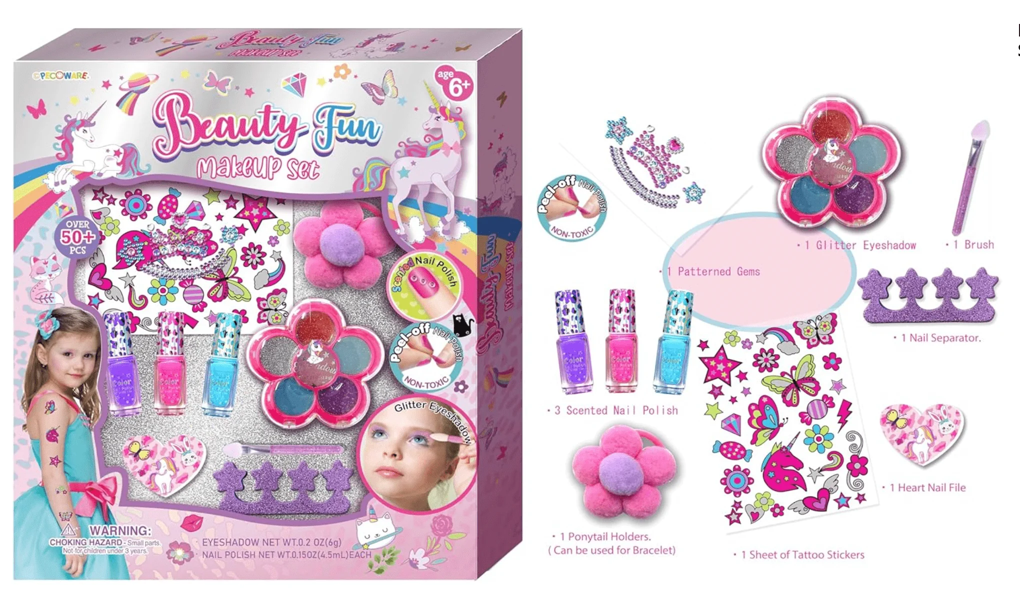 Pecoware Beauty Fun Makeup Set
