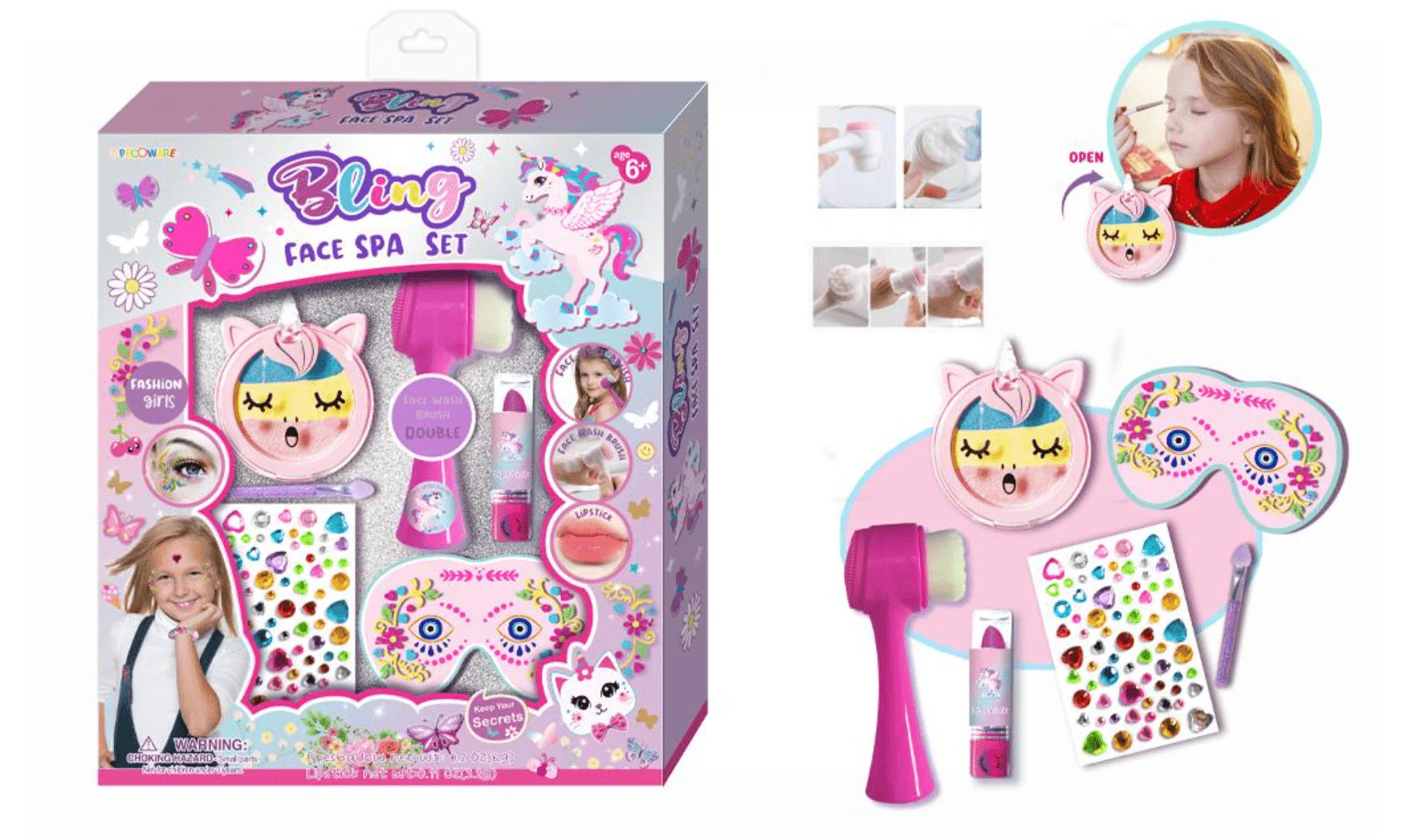 Pecoware Bling Face Spa Set
