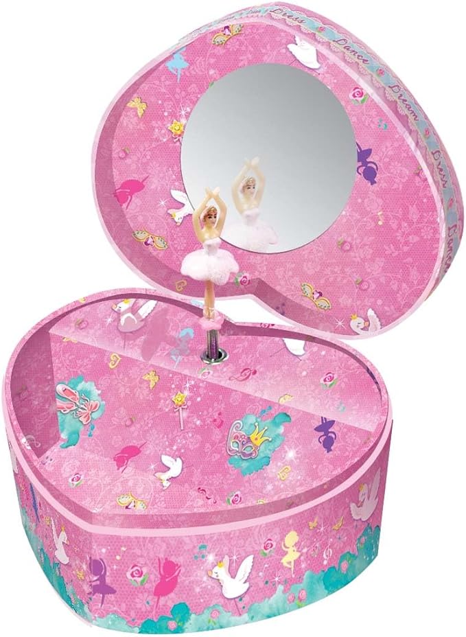 Pecoware Heart ShapeMusical Jewellry Box 130DD - Image 2