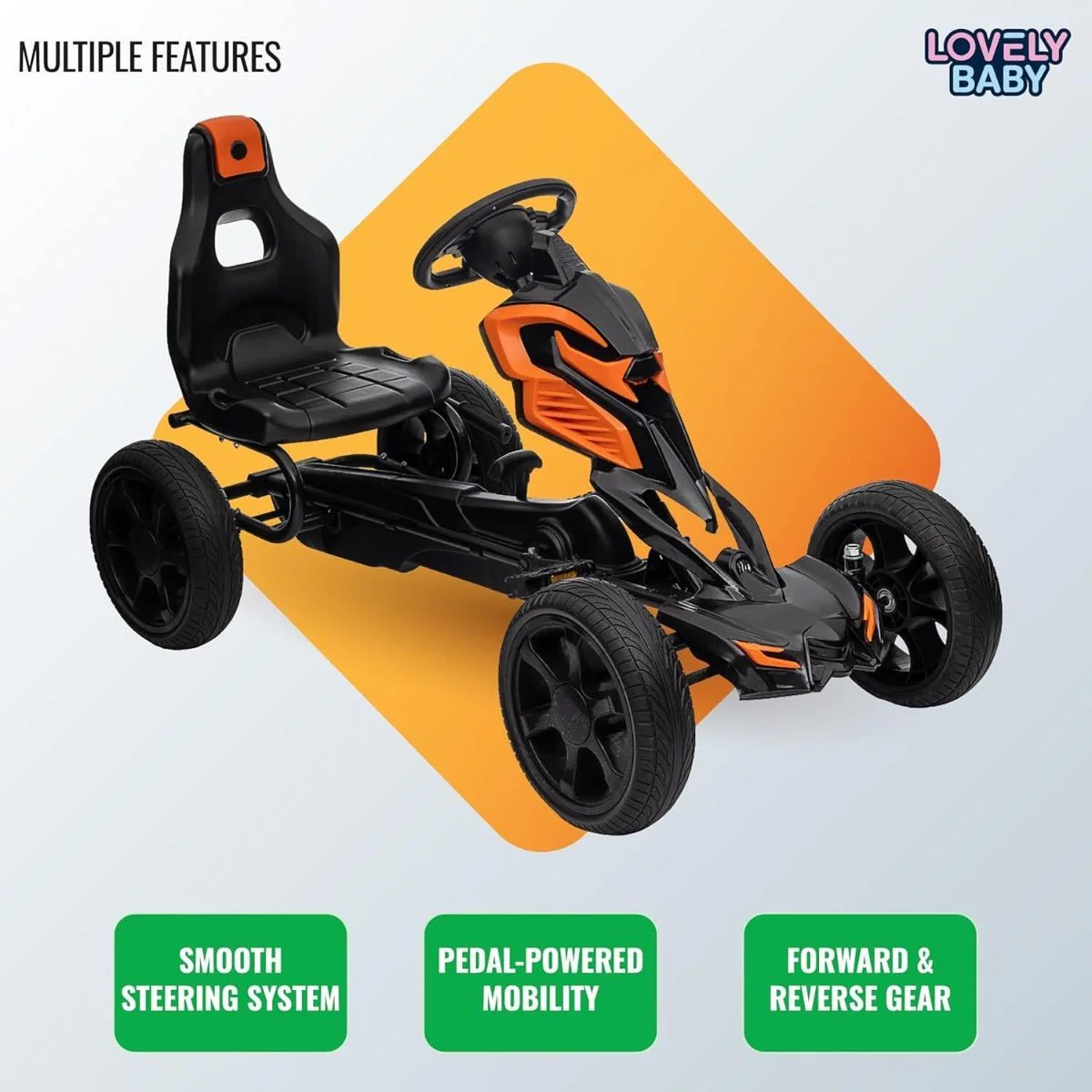 Pedal Car Black LB-4500 - Image 3