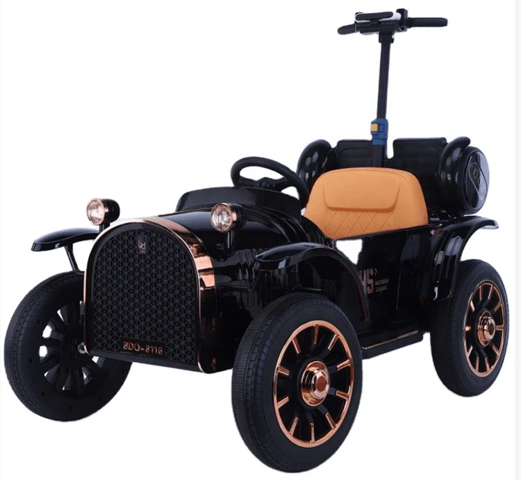 Pedal Push Car Black 8116