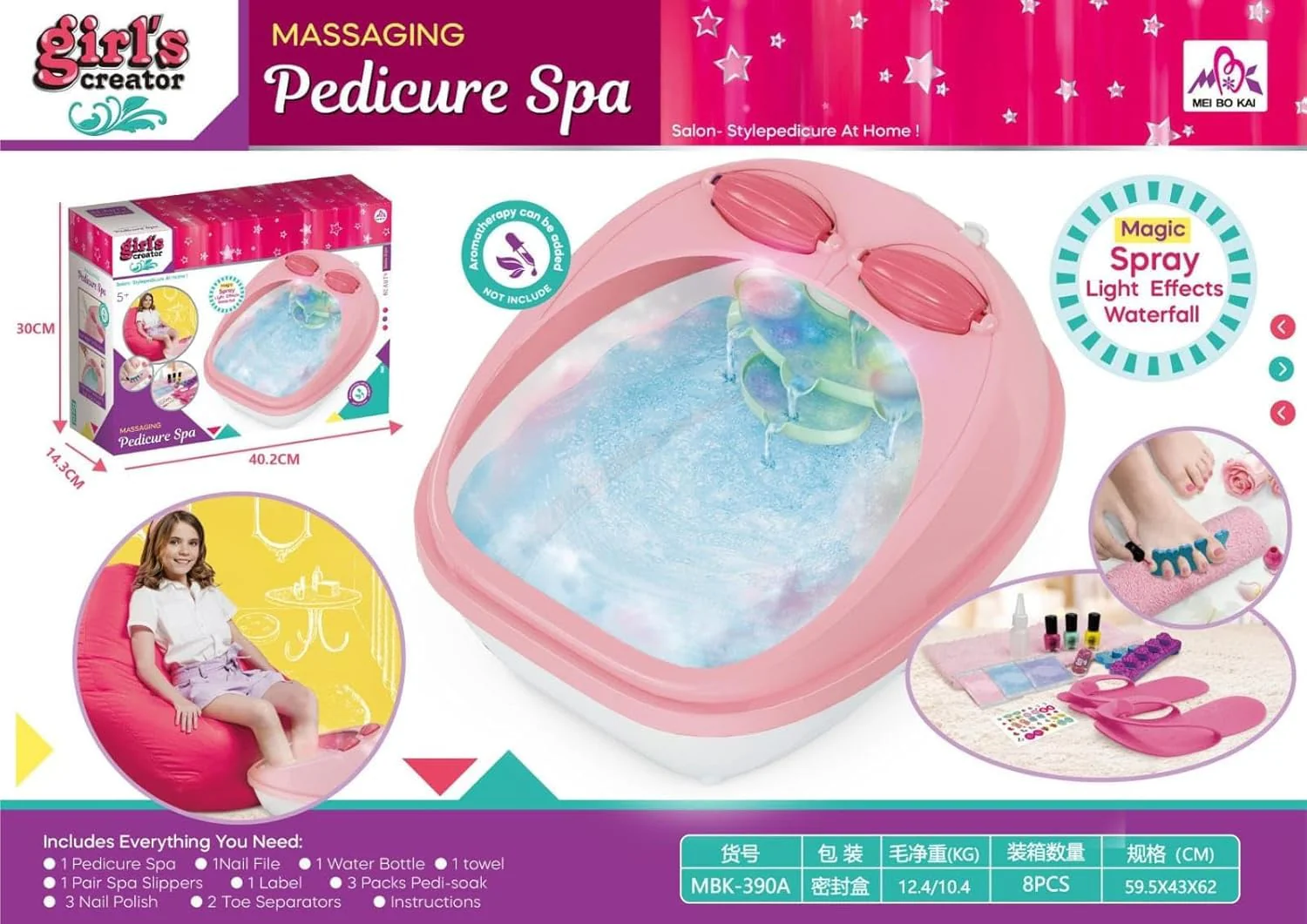Pedicure Spa Set MBK-390A - Image 9