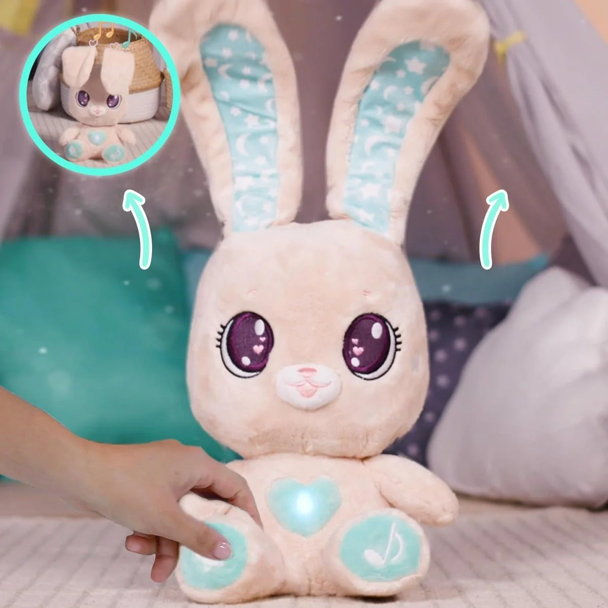 Peekapets Interactive Bunny Plush 88955 - Image 3