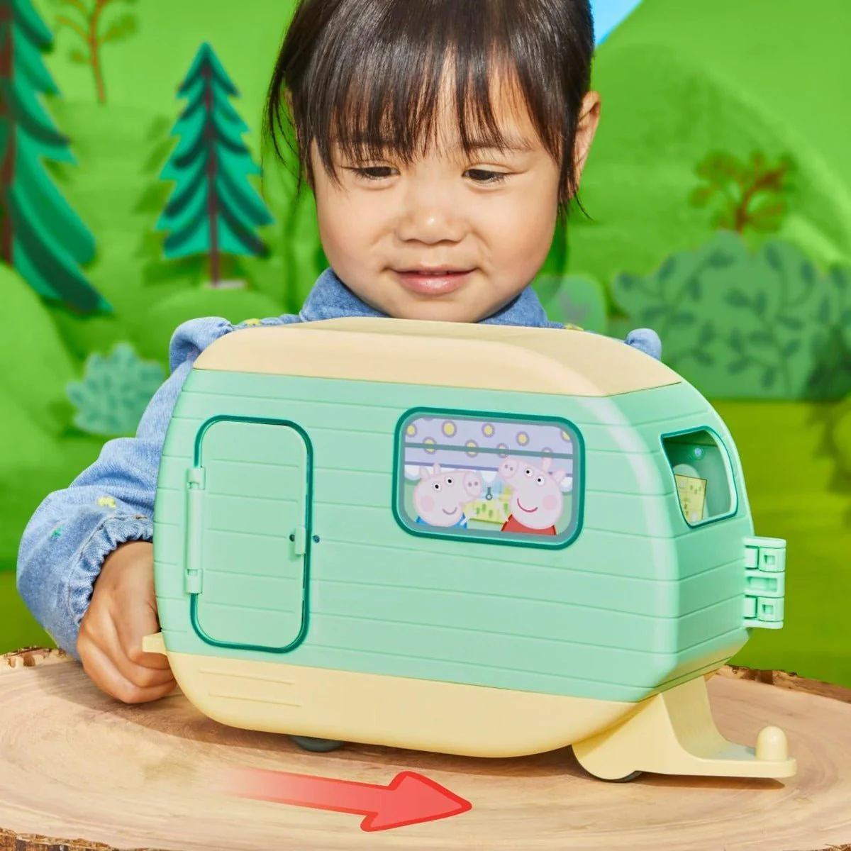 Peppa Pig Caravan Playset F8863 - Image 2
