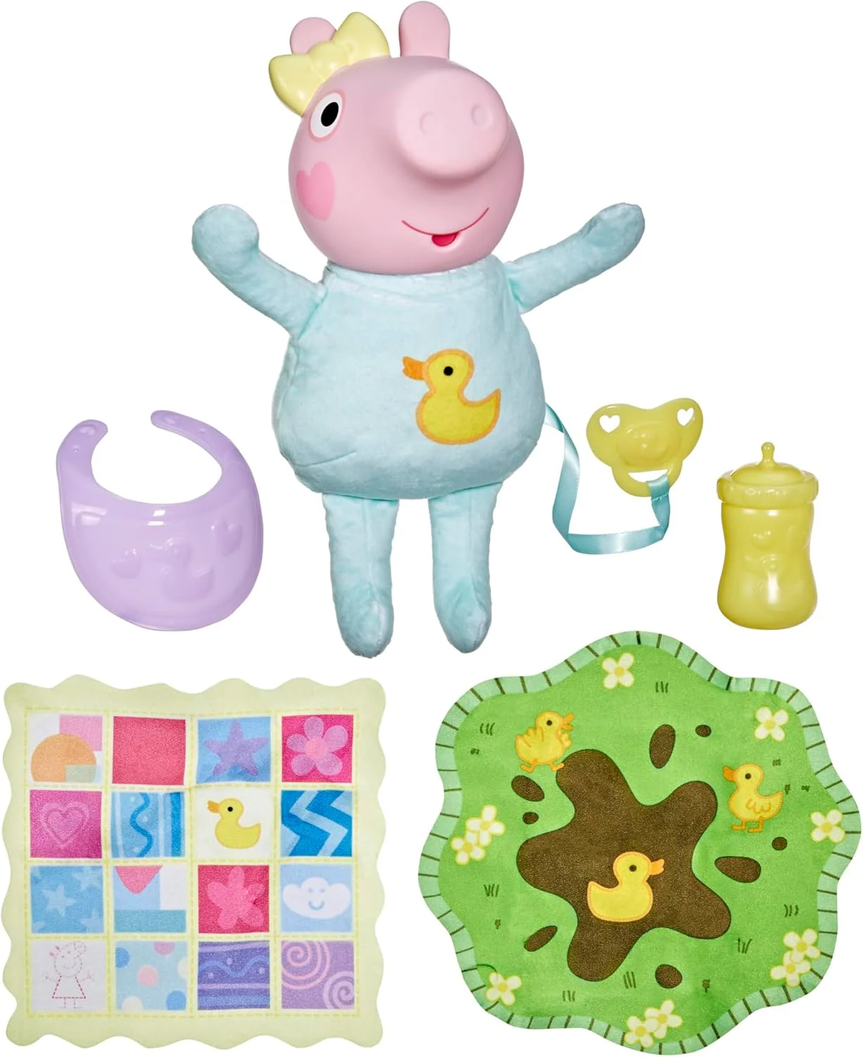 Peppa Pig Oinks and Snuggles Evie Interactive Baby Doll G1637 - Image 2