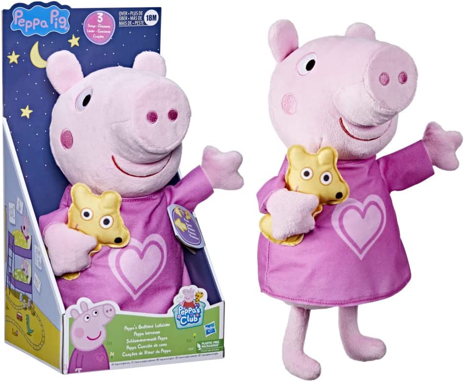 Peppa Pig Peppa’s Bedtime Lullabies Singing Plush Doll F3777 - Image 3