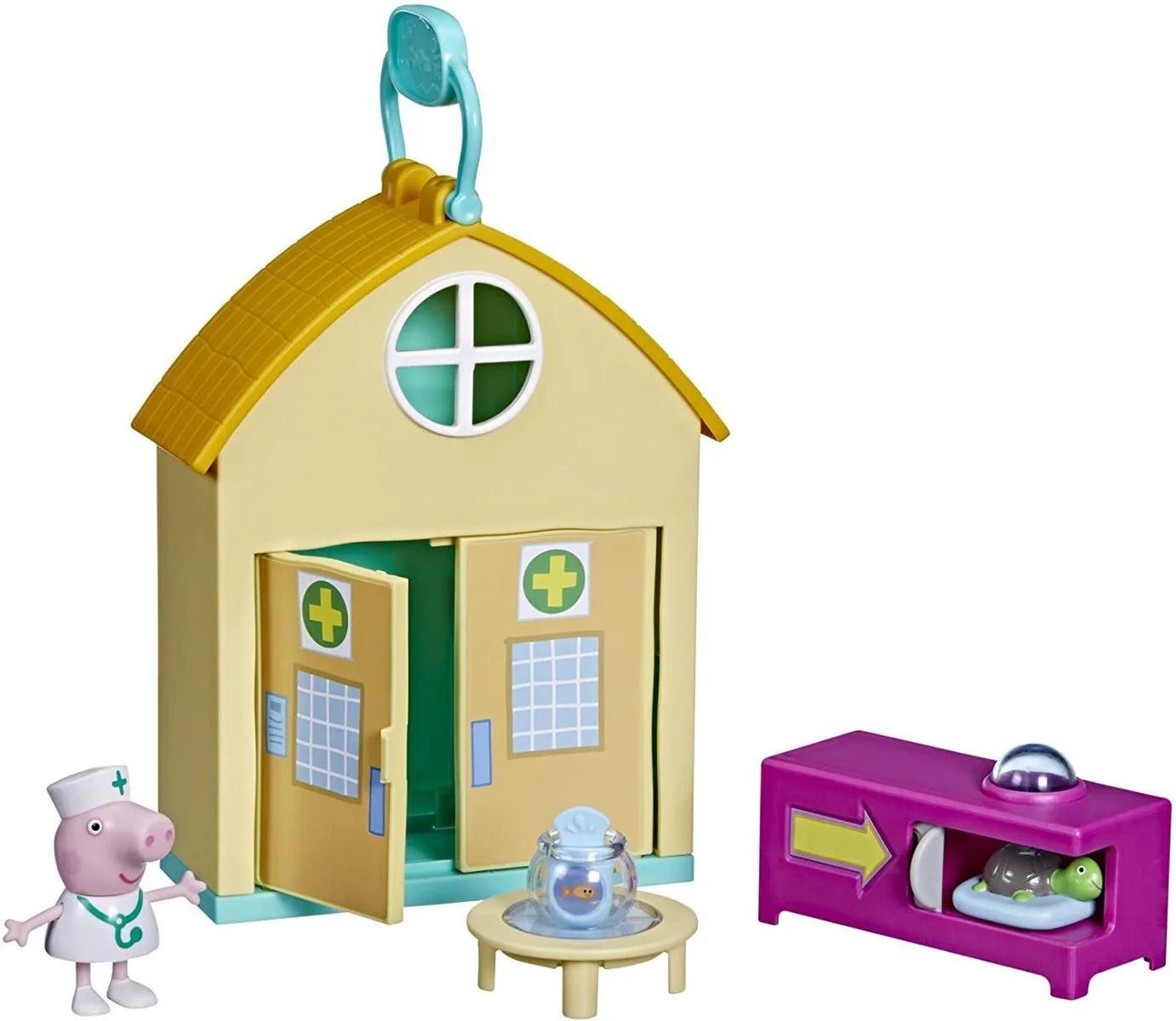 Peppa Pig Peppa's Adventures Peppa Visits the Vet Fun Playset F3757