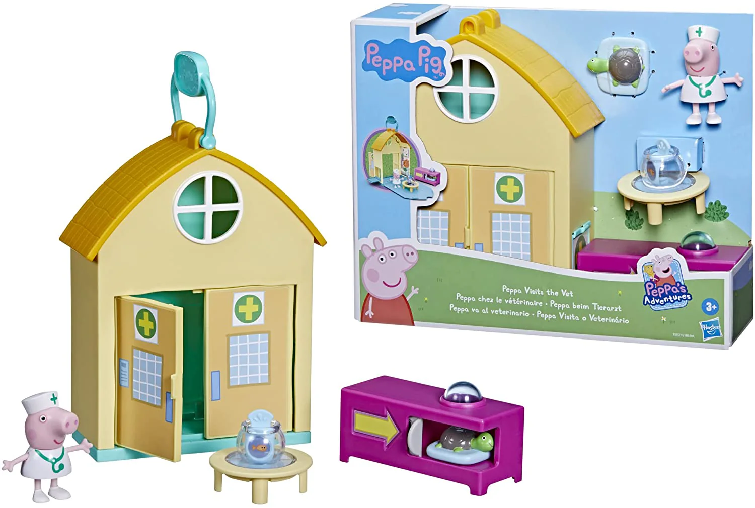 Peppa Pig Peppa's Adventures Peppa Visits the Vet Fun Playset F3757 - Image 5