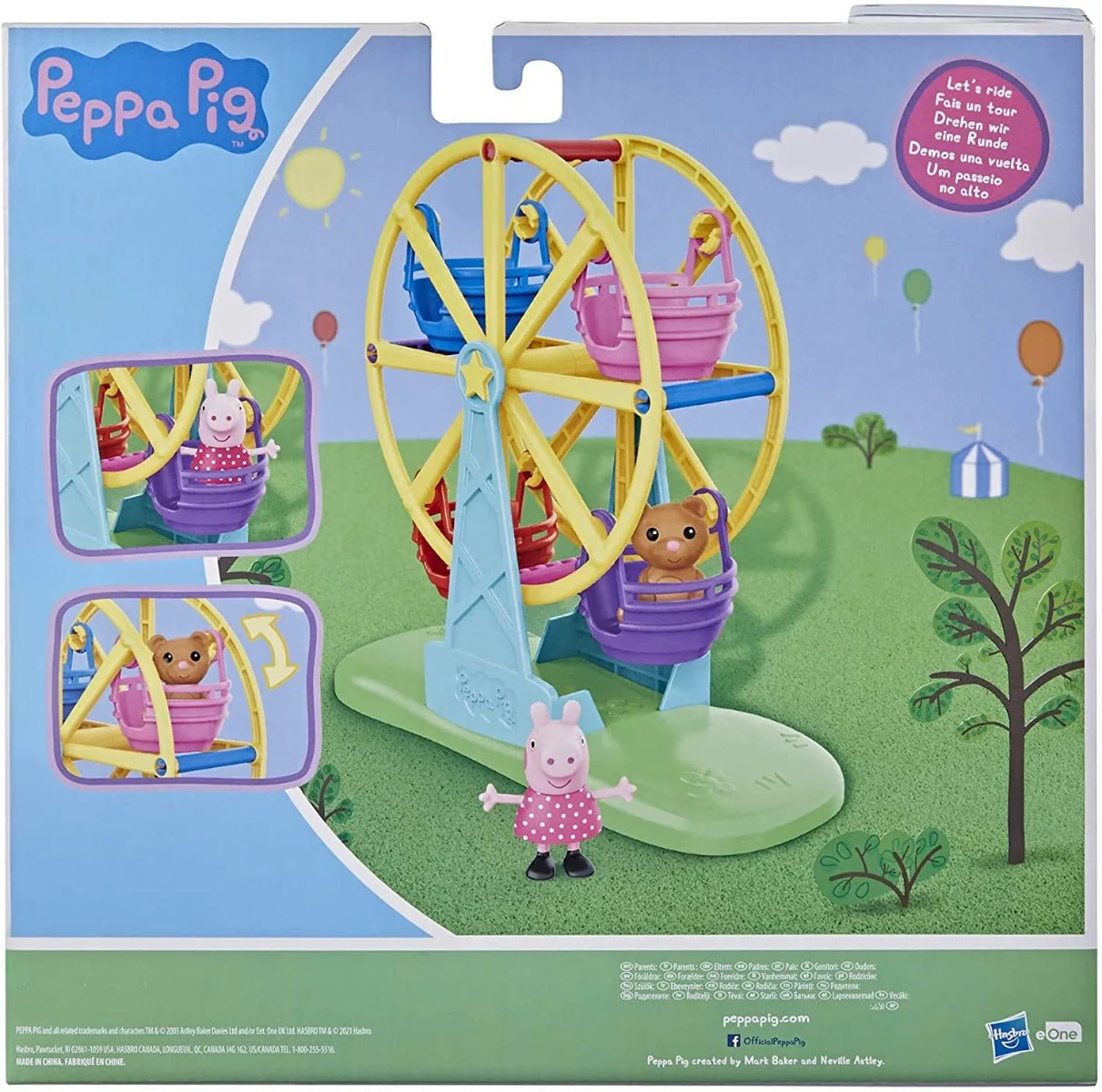 Peppa Pig Peppa's Adventures Peppa's Ferris Wheel Playset F2512 - Image 4