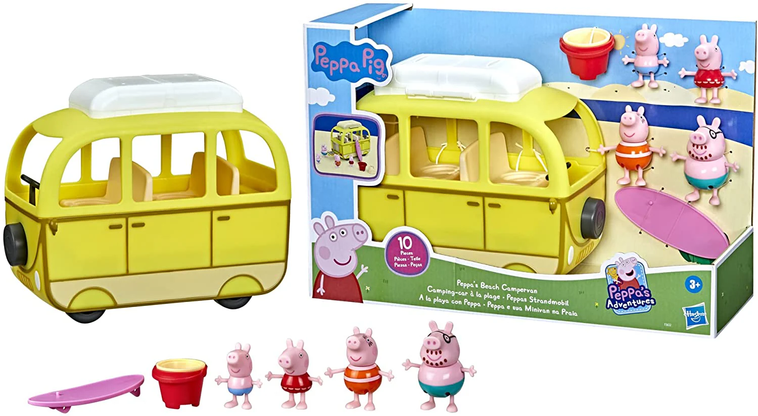 Peppa Pig Peppa's Beach Campervan Playset F3632 - Image 3