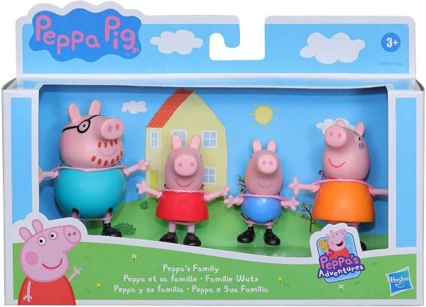 Peppa Pig Peppa's Family 4pack F2190 - Image 2