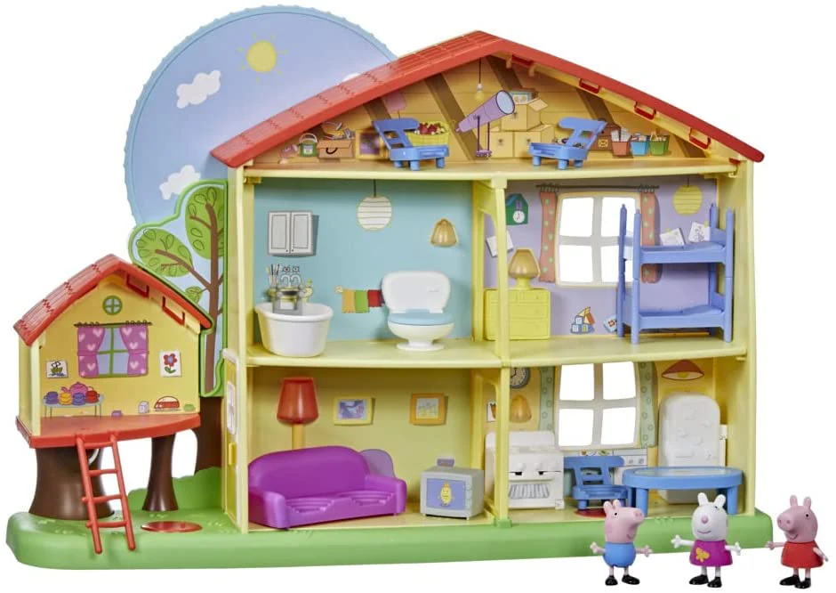 Peppa Pig Peppa's Playtime To Bedtime House Playset F2188 - Image 2
