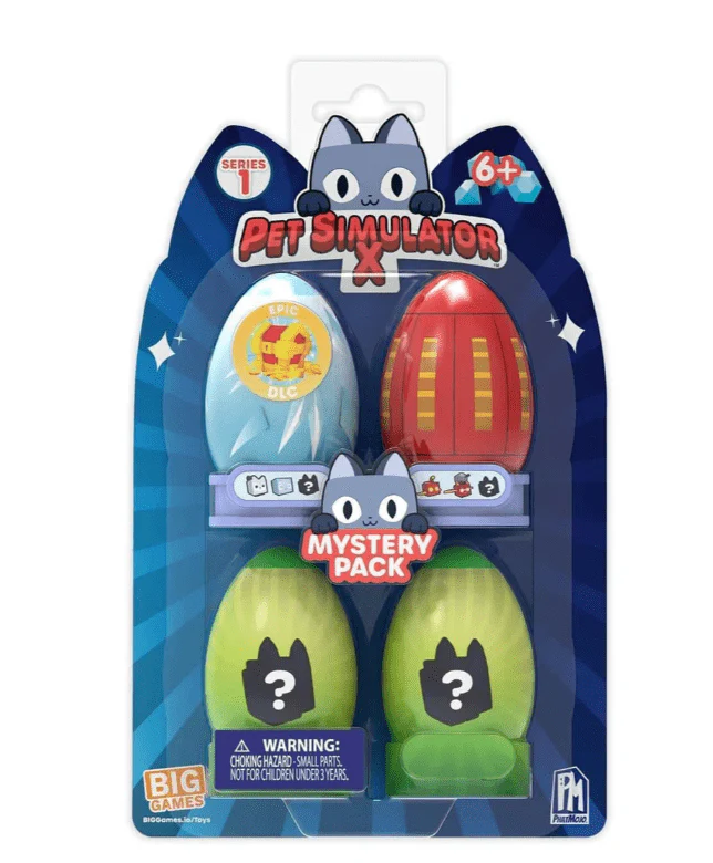Pet Simulator X Mystery Pets 4-Pack 3inch CB1802