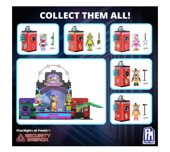 Phatmojo FNAF Single Buildable Shattered Freddy CS1306 - Image 3