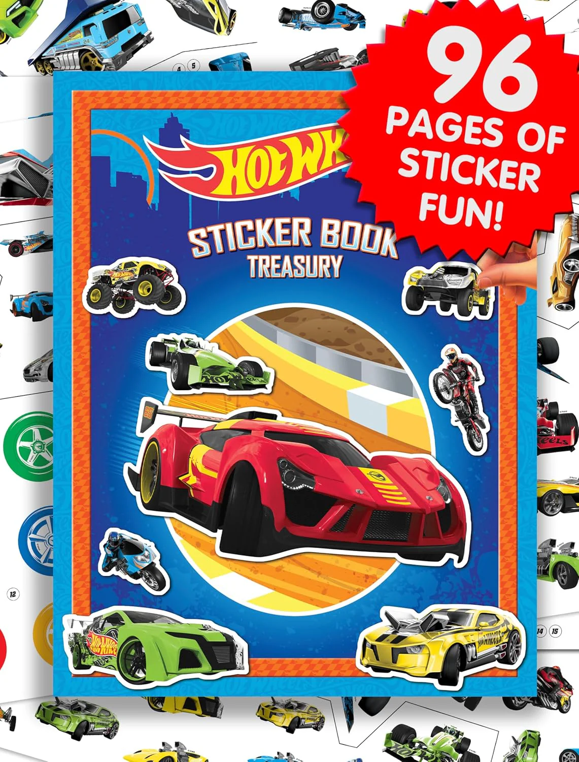 Phidal Hot Wheels Sticker Book Treasury 2764324715