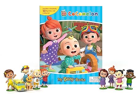 Phidal Moonbug Cocomelon My Busy Books