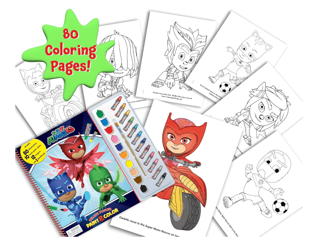 Phidal PJ Masks Deluxe Poster Paint & Color 2764354533 - Image 2