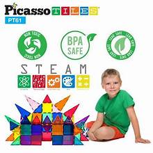 Picasso Magnetic 3D Blocks 61-Pcs PT61 - Image 2