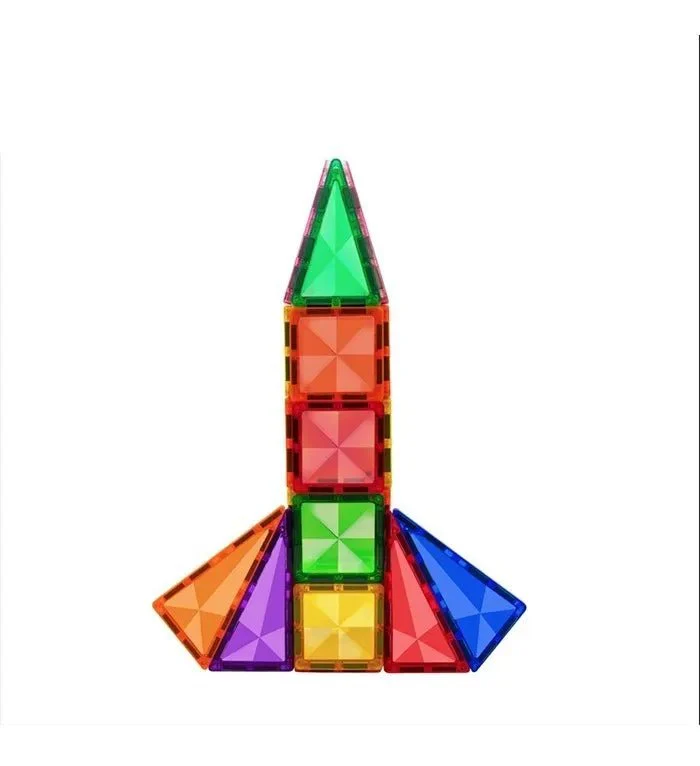 Picasso Magnetic Building Blocks Mini Diamond Series-Rocket 30-Pcs PTM30 - Image 5