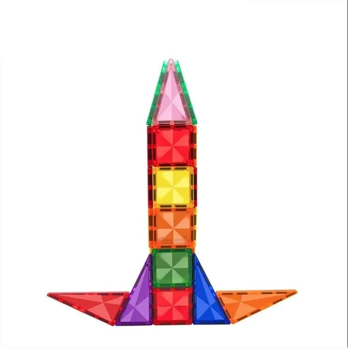 Picasso Magnetic Building Blocks Mini Diamond Series-Rocket 30-Pcs PTM30 - Image 6