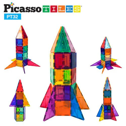 Picasso Magnetic Rocket Booster 32-Pcs PT32 - Image 3