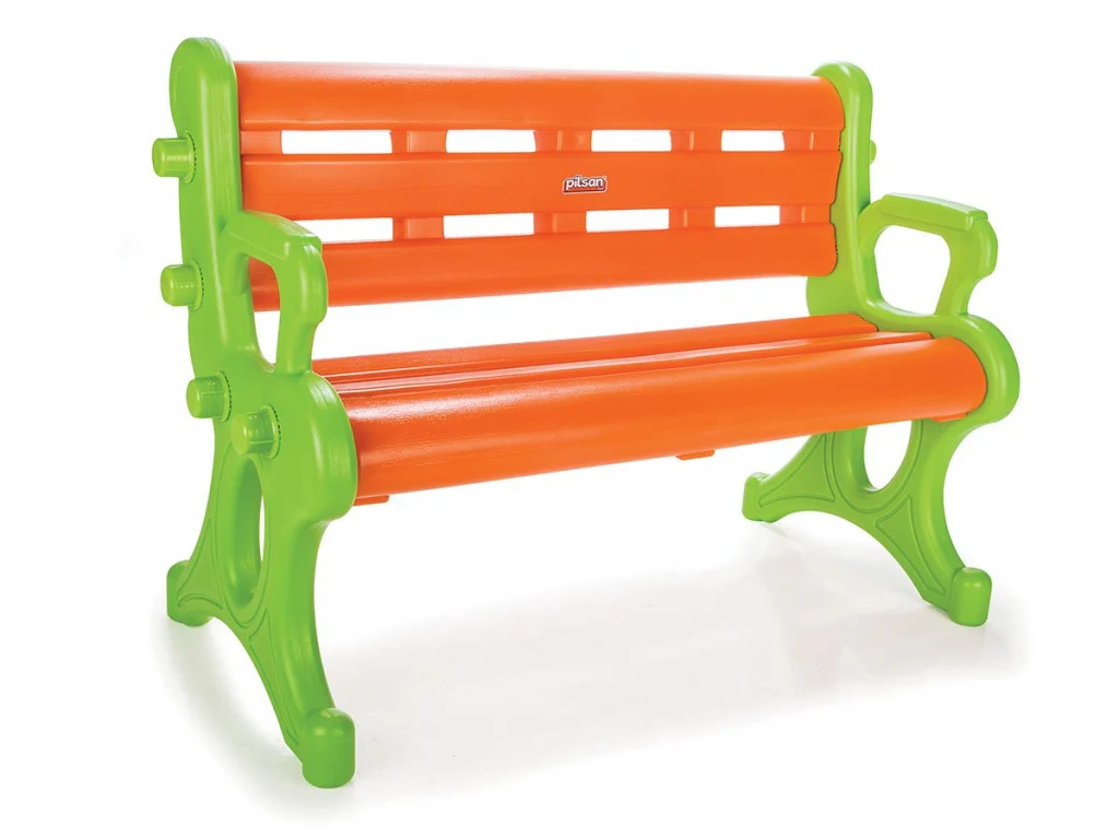 Pilsan Childrens Bench Red Green 06-143 - Image 2