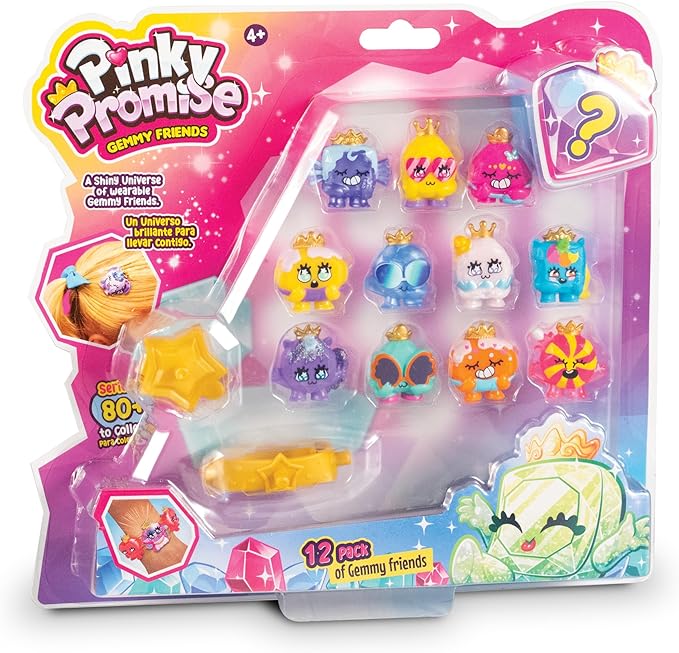 Pinky Promise Gemmy Friends Blister Pack of 12