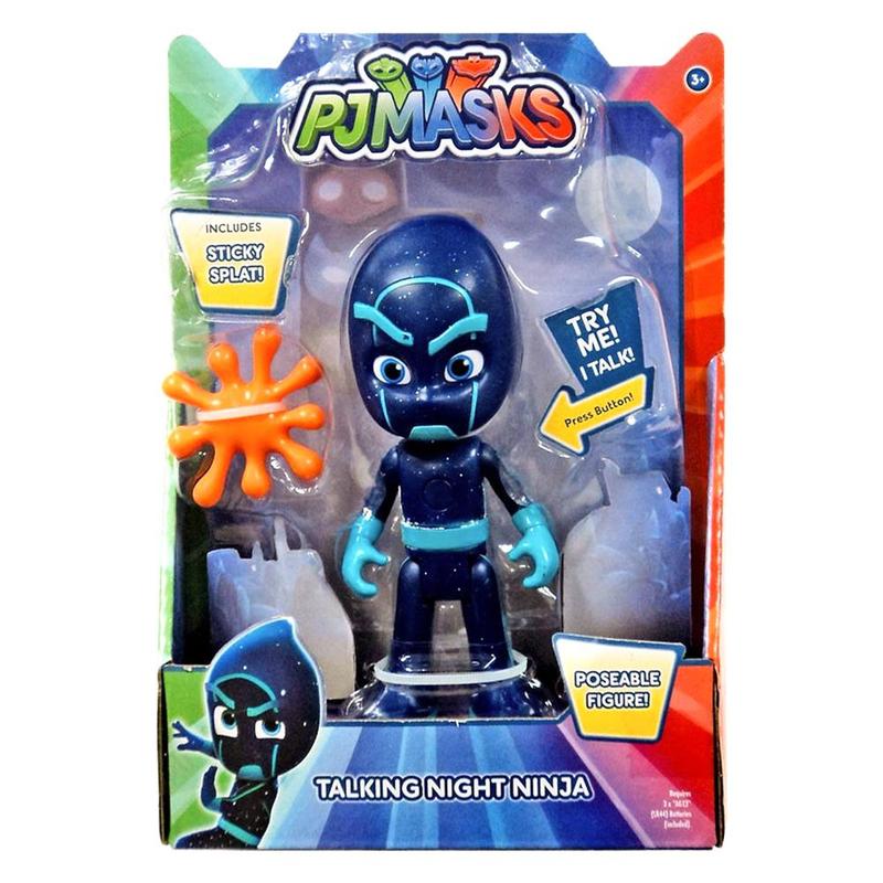 PJ Masks Deluxe 15cm Talking Figure Night Ninja 24585